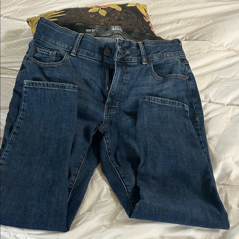 a.n.a Women's Dark Blue Skinny Jeans